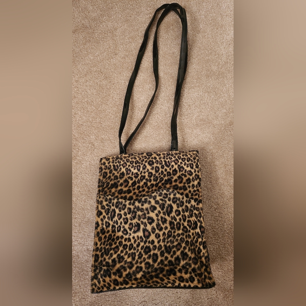 Leopard Fur Print Tote Bag